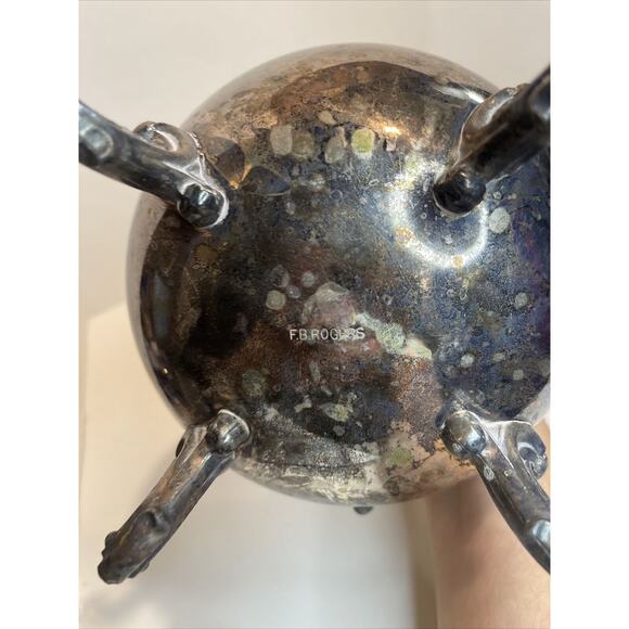 Vintage Mid Century FB Rogers Silver Co Silverplate Water Pitcher - Picture 7 of 12